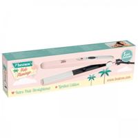 Bestron AHS300R haarstyler Straightening stijlborstel Warm Zwart, Roze, Wit 30 W - thumbnail