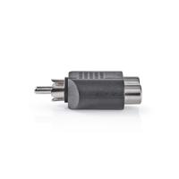 Subwoofer-Adapter | RCA Male - 2x RCA Female | Zwart - thumbnail