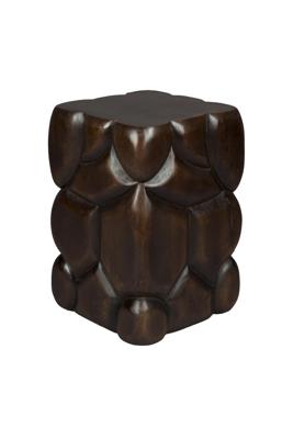 Dutchbone Krukje/Bijzettafel 'Brooklyn' Mangohout, 30 x 30cm