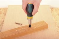 Wolfcraft Mini-handschroevendraaier | Ratelfunctie | Set 6-delig | Incl. 5 bits - 1237000 - thumbnail