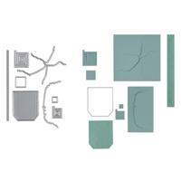 Vaessen Creative • snij- en embossingmallen action 8st. - thumbnail