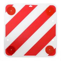 ProPlus Markeringsbord met reflectoren 50 x 50 cm rood/wit - thumbnail