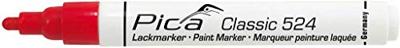 Pica 524/40 Lakmarker | 2-4mm | Ronde tip | Rood | 10 stuks - PI52440