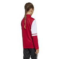 adidas Squadra 25 Trainingstrui 1/4-Zip Kids Rood Wit - thumbnail