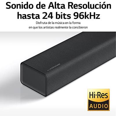 LG S80QY Soundbar TV 480 W, soundbar Dolby Atmos 3.1.3 kanalen met draadloze subwoofer, 3 kanalen up-firing, synergie met LG TV, DTS:X, IMAX Enhanced, Bluetooth, Wi-Fi, Spotify HiFi, HDMI in/out