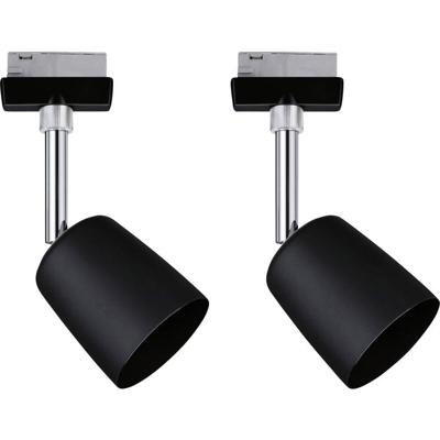 Paulmann 41303 230V-railsysteem set URail GU10 10 W LED Zwart (mat), Chroom