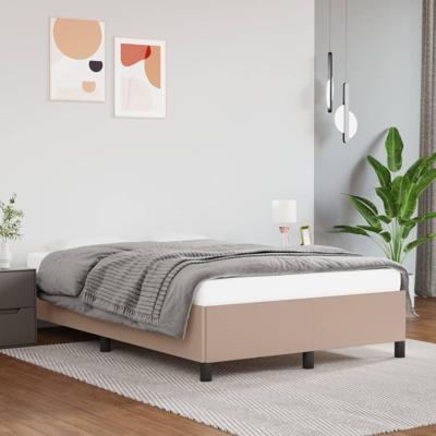 Bedframe kunstleer cappuccinokleurig 120x200 cm