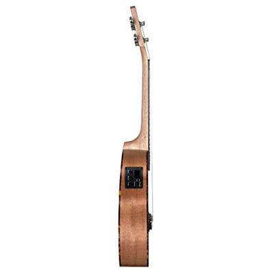 Cascha HH 2035L linkshandige premium concert ukelele met tas en plectra