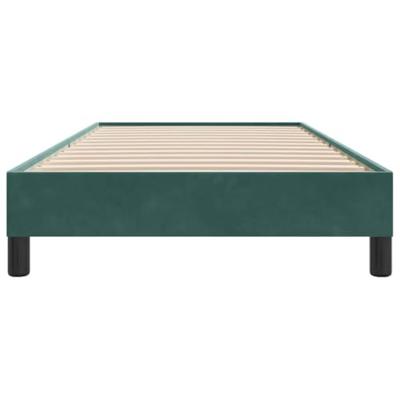 Bedframe zonder matras 90x220 cm fluweel donkergroen