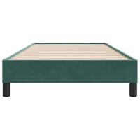 Bedframe zonder matras 90x220 cm fluweel donkergroen - thumbnail