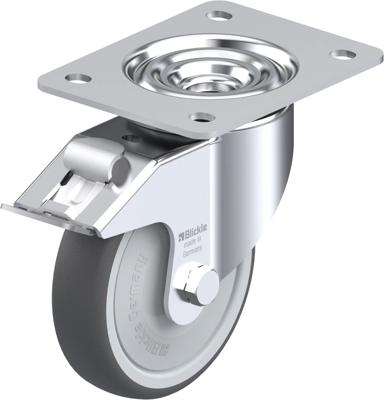 Blickle LK-PATH 125KF-3-FI Zwenkwiel met rem Wieldiameter: 125 mm Draagvermogen (max.): 250 kg 1 stuk(s) Blickle LK-PATH 125KF-3-FI Zwenkwiel met rem Wieldiameter: 125 mm Draagvermogen (max.): 250 kg 1 stuk(s)