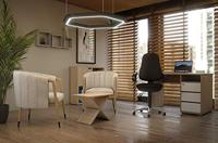 Topstar bureaustoel Support SY, zwart, basis uit chroom - thumbnail