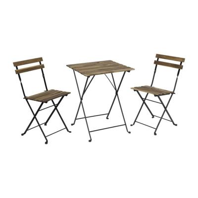 Bistroset Valance 3-delig Zwart Bistroset Valance 3-delig Zwart