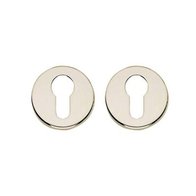 Intersteel rozetten met profielcilindergat verdekt 49x7mm - nikkel glans