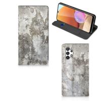 Samsung Galaxy A32 4G | A32 5G Enterprise Editie | Standcase | Beton Print - thumbnail