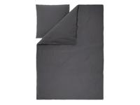 LIVARNO Mousseline dekbedovertrek 140 x 200 cm (Donkergrijs) - thumbnail