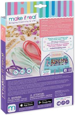 Make It Real suede armbandjes met bedeltjes maken set
