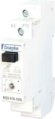 Doepke 09981075 Uitschakelaar met LED Zwart 1-polig 16 A 230 V