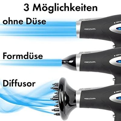 ProfiCare PC-HTD 3113 haardroger 2200 W Zwart