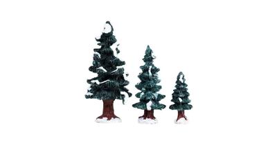 Lemax christmas evergreen tree s/3 kerstdorp accessoire 2018