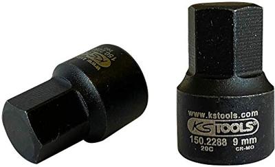 KS Tools 150.2288 150.2288 Verwisselbare kop 9 mm 9 mm 1/4