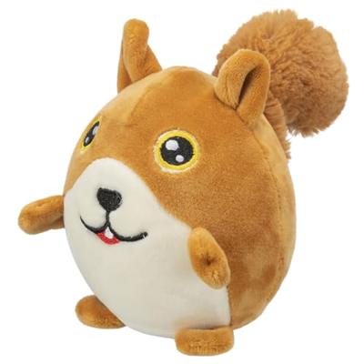 TRIXIE HONDENSPEELGOED EEKHOORN ROND PLUCHE 13 CM 2 ST
