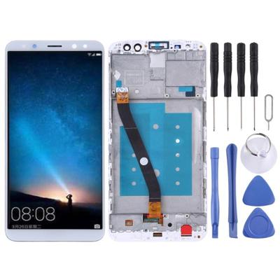 LCD-scherm en digitizer volledige assemblage met frame voor Huawei mate 10 Lite/Nova2i (Maleisië)/Maimang 6 (China)/Honor 9i (India)/G10 (wit)