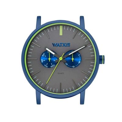 Horloge Uniseks Watx & Colors WXCA2726 Blauw Grijs (Ø 44 mm)