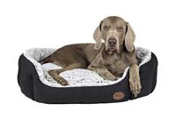 Nobby comfortbed oval Cacho - voor honden en katten, 86 x 70 x 24 cm, donkergrijs - thumbnail