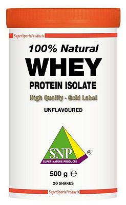 SNP Whey proteine isolate 100% natural 500 Gram