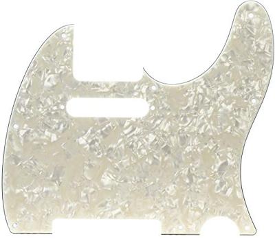 Fender 8-hole Mount Multi-Ply Telecaster Pickguard Aged White Pearl slagplaat voor Fender Telecaster