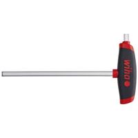 Wiha 6-Kant-Stiftschlüssel T-Griff 8x200mm Seitenabtrieb+mRing Inbussleutel Sleutelbreedte (metrisch): 8 mm Koplengte: 17 mm Afmeting, lengte: 200 mm - thumbnail