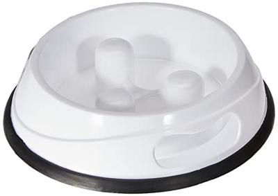 Trixie voerbak slow feed kunststof anti-slip assorti