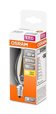 OSRAM HOMELIGHTING 4058075434226 LED-lamp Energielabel E (A - G) E14 Kaars windlicht 4 W = 40 W Warmwit (Ø x l) 35 mm x 121 mm 1 stuk(s) OSRAM HOMELIGHTING 4058075434226 LED-lamp Energielabel E (A - G) E14 Kaars windlicht 4 W = 40 W Warmwit (Ø x l) 35 mm x 121 mm 1 stuk(s)