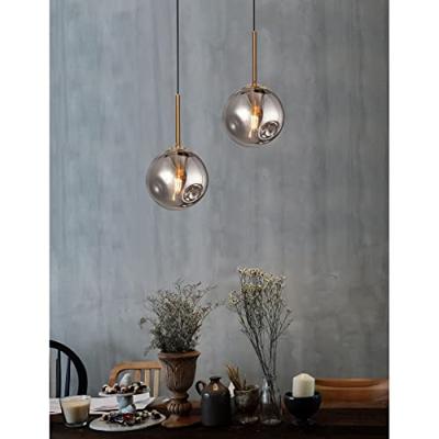 Lyora HanglampSpada enkel grijs met goud - 9426751