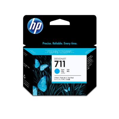 Inktcartridge hp cz134a 711 blauw