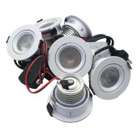 Set 4 x 4 Watt dimbare led inbouwspots Wit - 2700K - thumbnail
