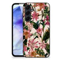 Samsung Galaxy A55 Bloemen Hoesje Flowers - thumbnail