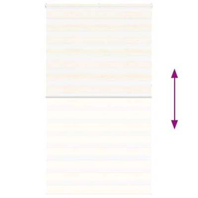 VidaXL Zebra rolgordijn 125x230 cm stofbreedte 120,9 cm marmerbeige VidaXL Zebra rolgordijn 125x230 cm stofbreedte 120,9 cm marmerbeige