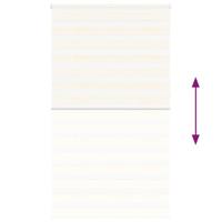 VidaXL Zebra rolgordijn 120x230 cm stofbreedte 115,9 cm marmerbeige - thumbnail