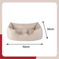 Rosewood 40 winks hondenmand cord ribstof beige - thumbnail