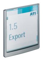 Durable Naambordje CLICK SIGN - 4862 (b x h) 149 mm x 148.5 mm Grafiet 486237 - thumbnail