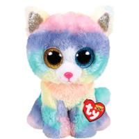 TY beanie boo's knuffel kat heather 24 cm - thumbnail