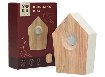 YULA Living Geluidbox met Vogelgeluiden - Met Sensor - Houtlook