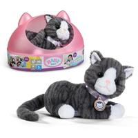 Baby Born My Cat Cookie Knuffel Kat met Mand + Geluid - thumbnail