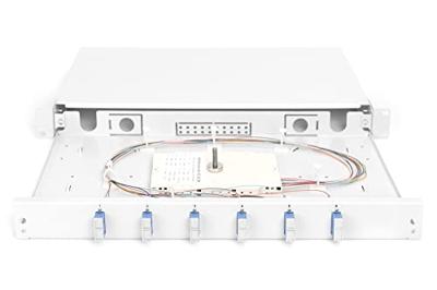 Digitus DN-96320/9 Glasvezel Optische vezel Aansluitkabel Meerdere kleuren [6x SC - 6x SC] Singlemode OS2