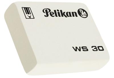 Potloodgum Pelikan WS 30 wit