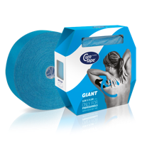 Cure Tape Giant blauw 5cm x 31.5m 1 Stuks - thumbnail