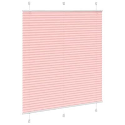 Pliss rolgordijn 120x100cm stofbreedte 119,4cm polyester roze Pliss rolgordijn 120x100cm stofbreedte 119,4cm polyester roze