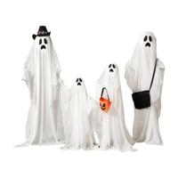 Halloween Decoraties 160 x 50 x 20 cm Wit Spook (4 Onderdelen) (4 Stuks) - thumbnail